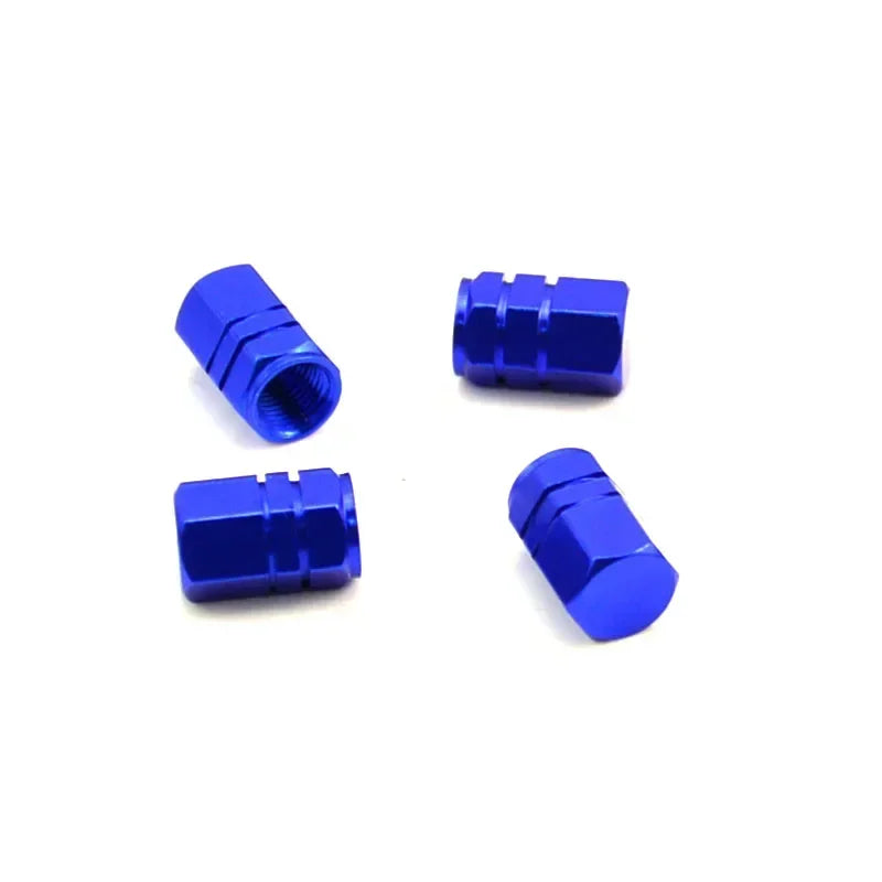 4Pcs Aluminum Tire Valve Caps