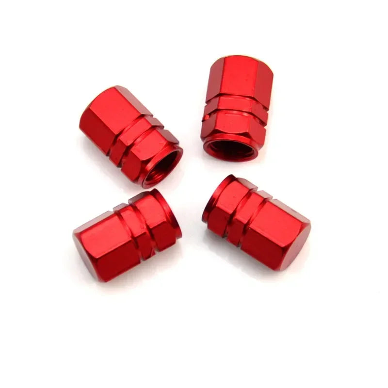 4Pcs Aluminum Tire Valve Caps