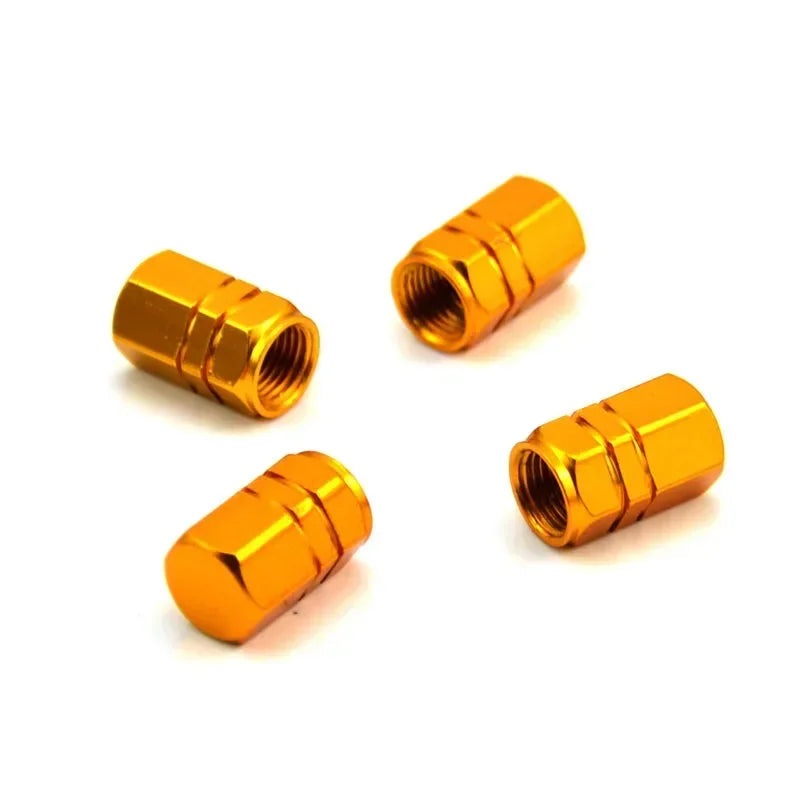 4Pcs Aluminum Tire Valve Caps