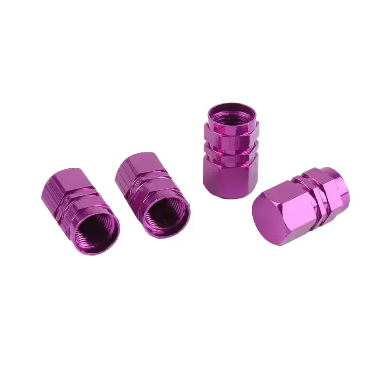 4Pcs Aluminum Tire Valve Caps